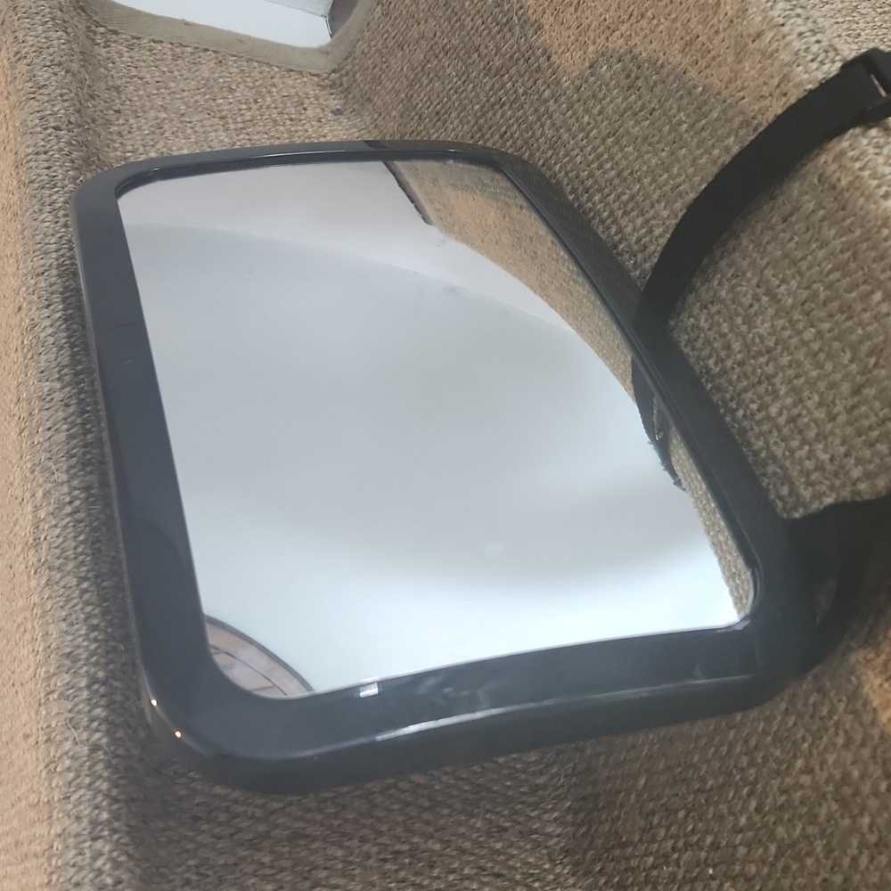 Kids Black Car Backseat Mirror - Safe View